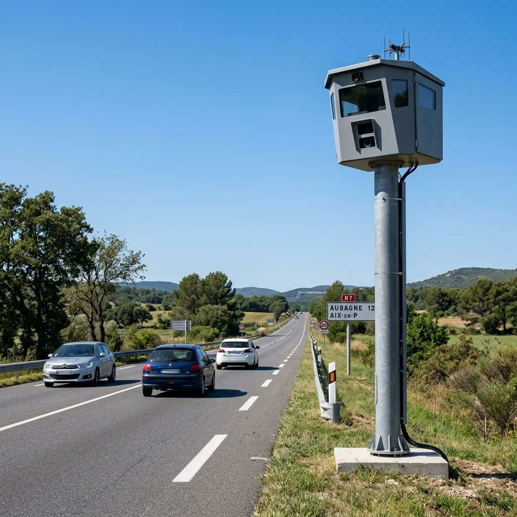 Photo réaliste d'un Radar Tourelle